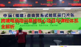 跨境電商培訓(xùn)基地核心項(xiàng)目與課程體系全解析