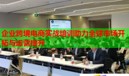 企業(yè)跨境電商實(shí)戰(zhàn)培訓(xùn)助力全球市場(chǎng)開(kāi)拓與運(yùn)營(yíng)提升