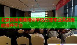 北京跨境電商培訓(xùn)學(xué)校打造專業(yè)實戰(zhàn)技能提升平臺