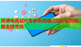 跨境電商業(yè)內專家實戰(zhàn)培訓助您輕松拓展全球市場