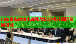 山東青島跨境電商實戰(zhàn)培訓提升國際貿(mào)易技能