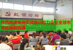 陜西跨境電商實戰(zhàn)培訓(xùn)助力企業(yè)全球市場拓展新機(jī)遇