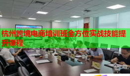 杭州跨境電商培訓(xùn)班全方位實戰(zhàn)技能提升課程