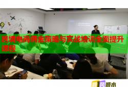 跨境電商傭金策略與實(shí)戰(zhàn)培訓(xùn)全面提升課程